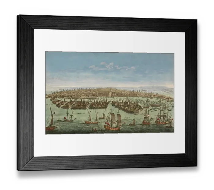 Framed Print : A perspective view of Venice, 1770