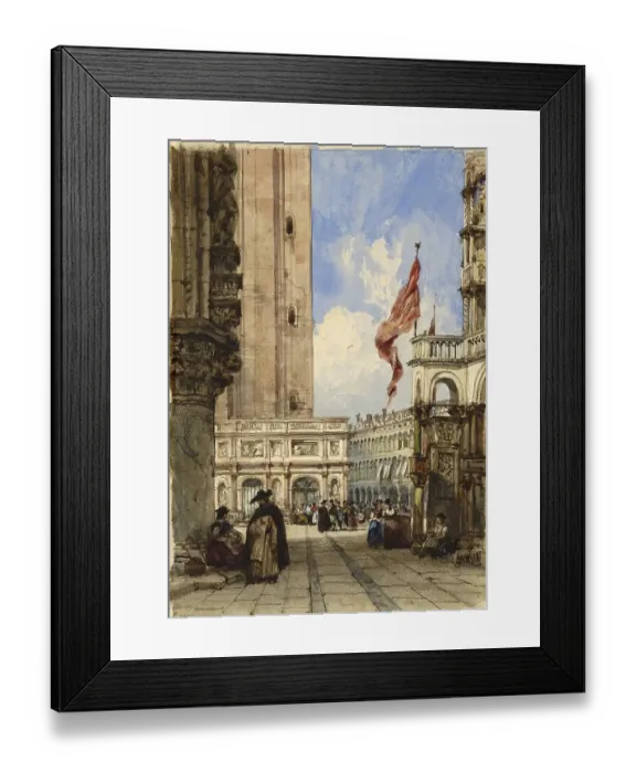 Framed Print : St Marks Square, Venice, with Loggetta Framed Print : St Marks Square, Venice, with Loggetta