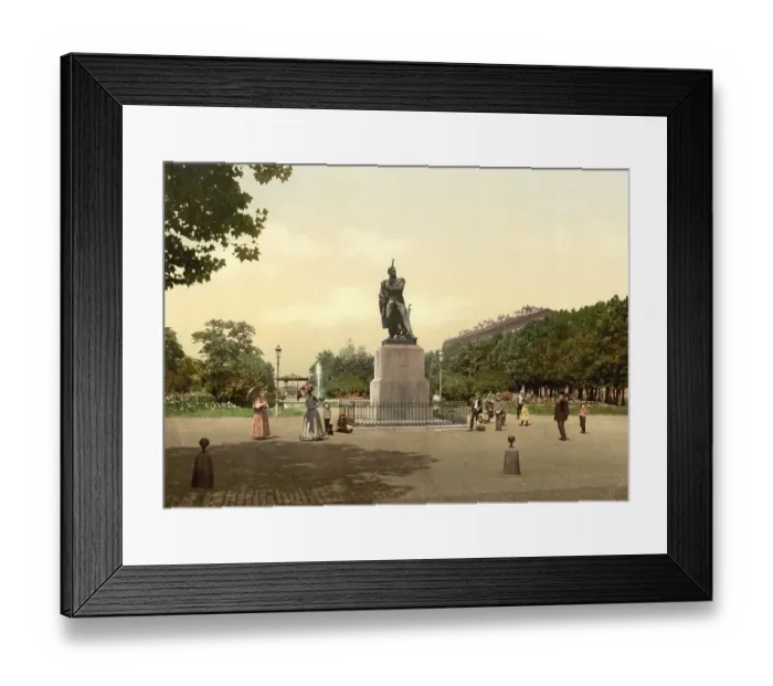 Framed Print : Ney's Memorial, Esplanade, Metz
