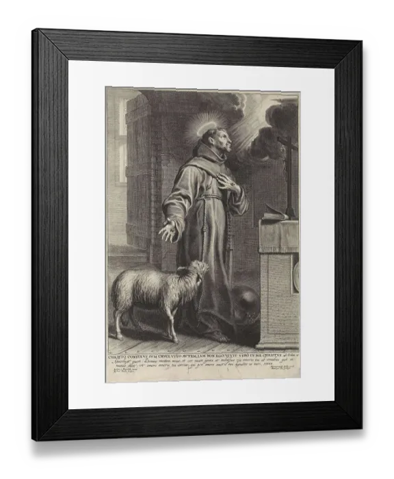 Framed Print : St. Francis of Assisi, Francis