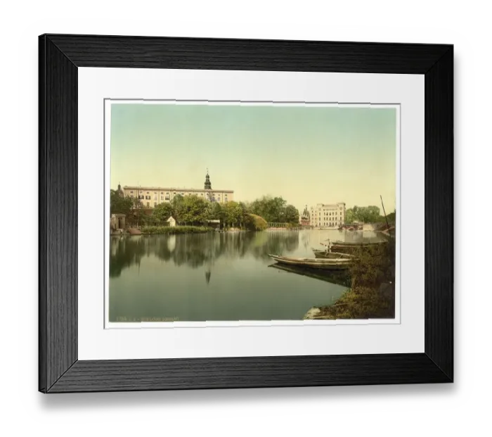 Framed Print : The castle in Dessau, Saxony-Anhalt