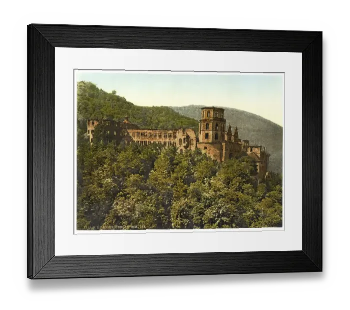 Framed Print : The castle in Heidelberg, Baden-Wuerttemberg