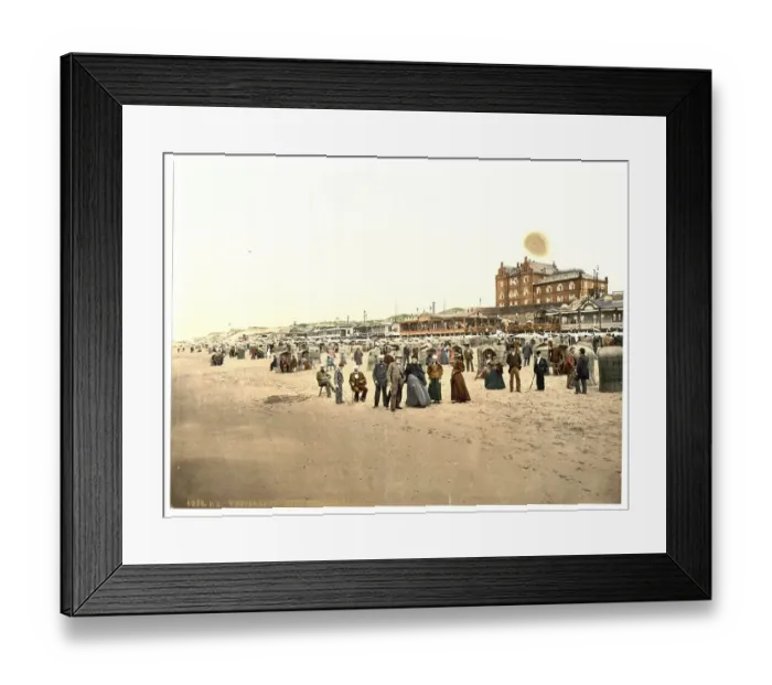 Framed Print : Beach houses on Westerland, Sylt