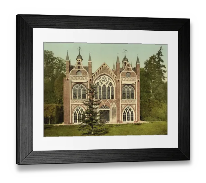 Framed Print : The Gothic House in Woerlitz Park