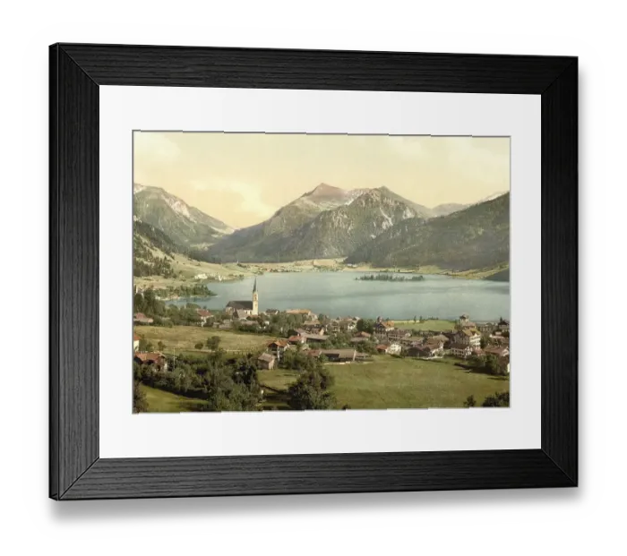 Framed Print : The Schliersee in Bavaria, Germany
