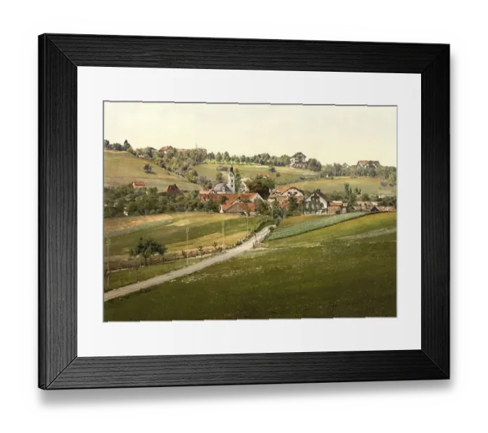 Framed Print : Bad Kohlgrub in Upper Bavaria, Germany