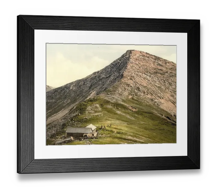 Framed Print : The mountain Krottenkopf in the Allgaeu Alps