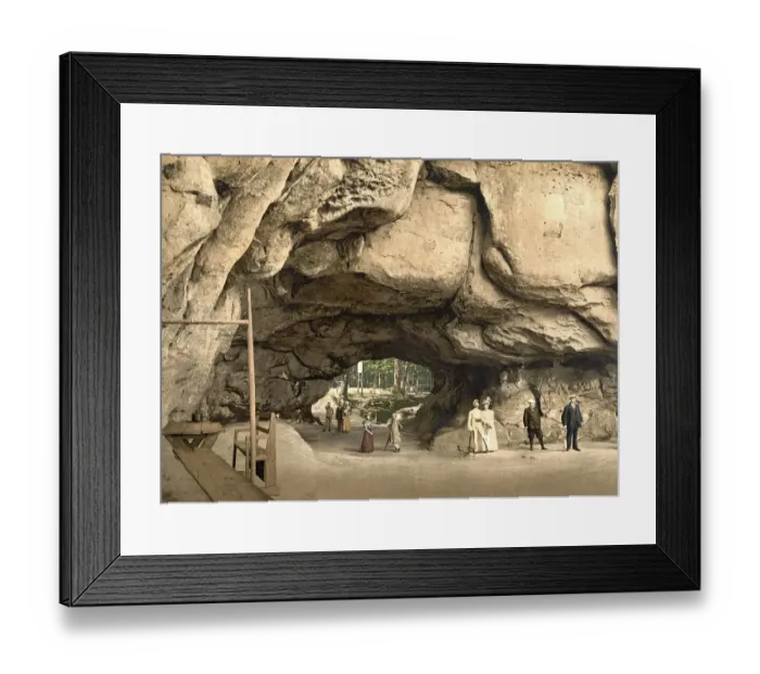 Framed Print : Kuhstall is the second largest rock gate in the Elbe Sandstone Mountains Framed Print : Kuhstall is the second largest rock gate in the Elbe Sandstone Mountains