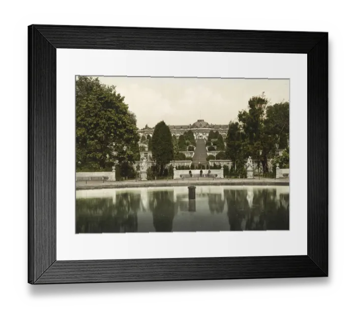 Framed Print : Sanssouci Palace in Potsdam, Brandenburg Framed Print : Sanssouci Palace in Potsdam, Brandenburg