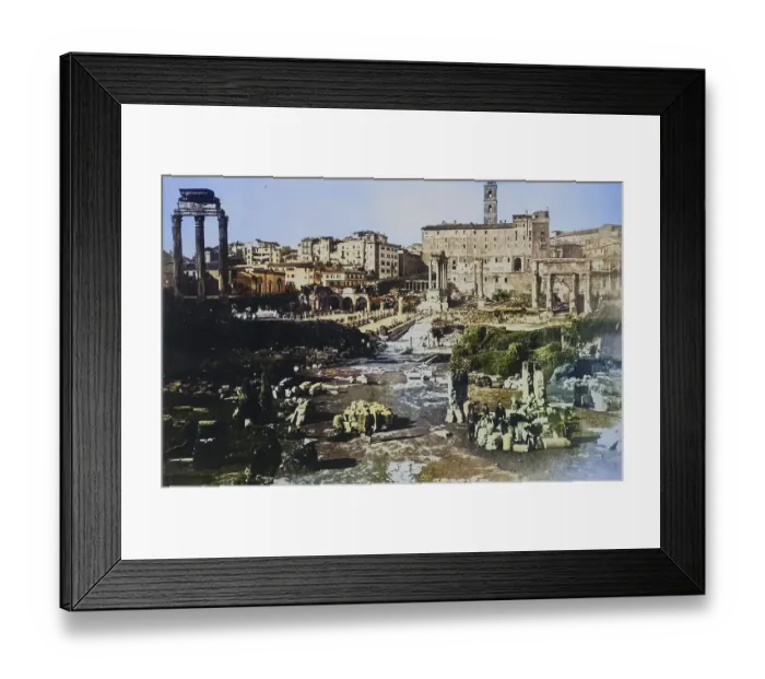 Framed Print : Roman Forum with view to the Capitol