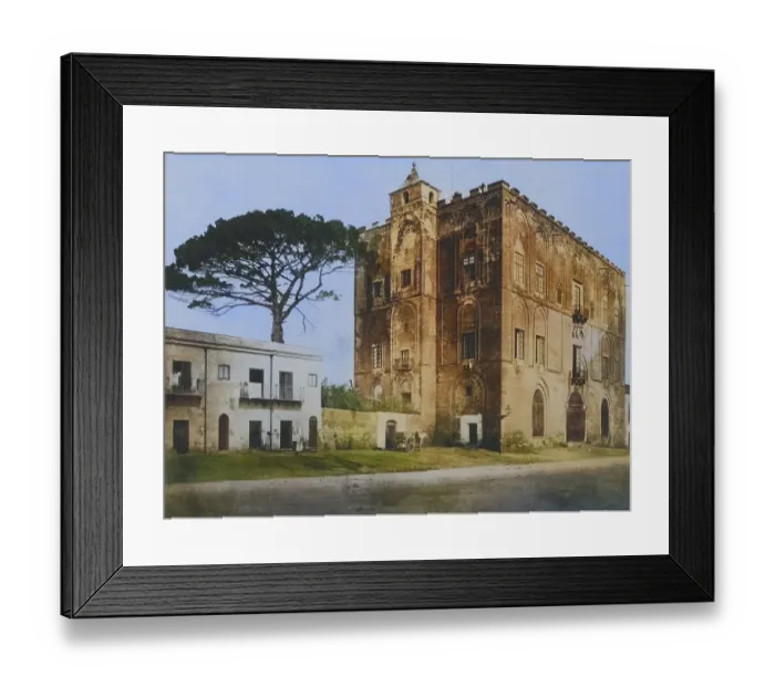 Framed Print : La Zisa, also called Castello della Zisa or simply Zisa for short