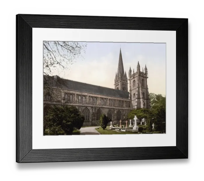 Framed Print : Llandaff Cathedral, Eglwys Gadeiriol Llandaf