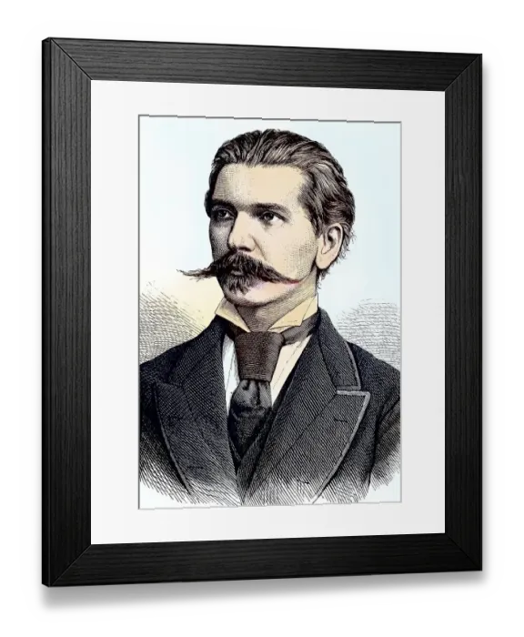 Framed Print : Benjemin von Kallay, also Beni Kallay de Nagy-Kally