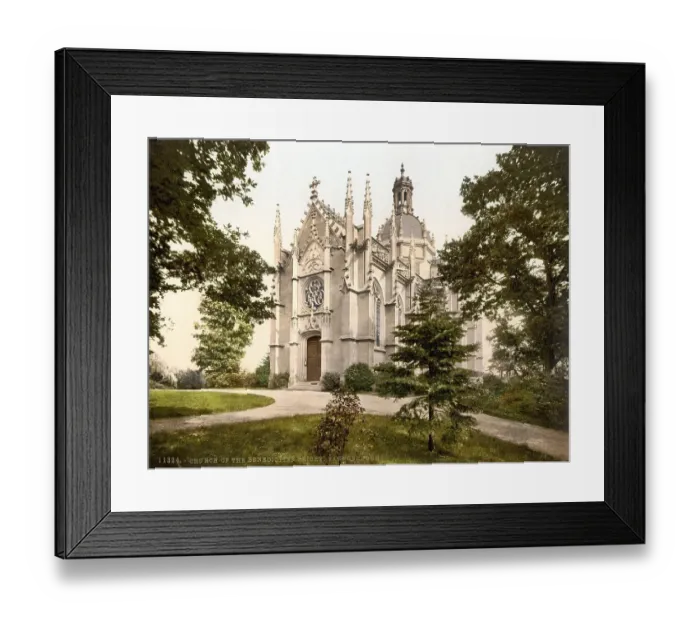 Framed Print : Saint Michael's Abbey is a Benedictine abbey in Farnborough Framed Print : Saint Michael's Abbey is a Benedictine abbey in Farnborough