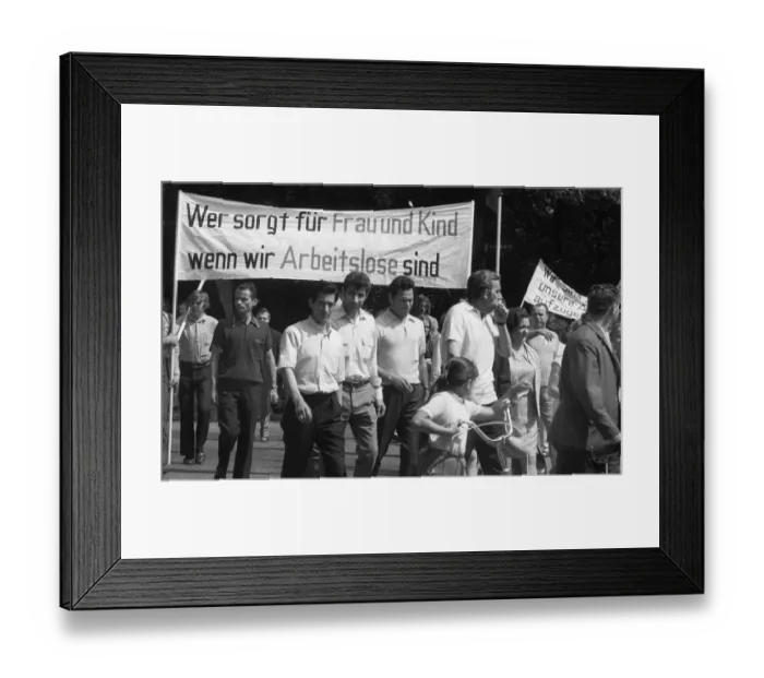 Framed Print : With black flags, mourning and anger
