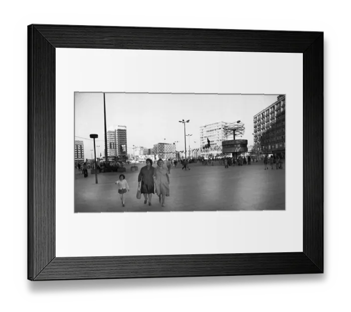Framed Print : The centre of the capital of the GDR
