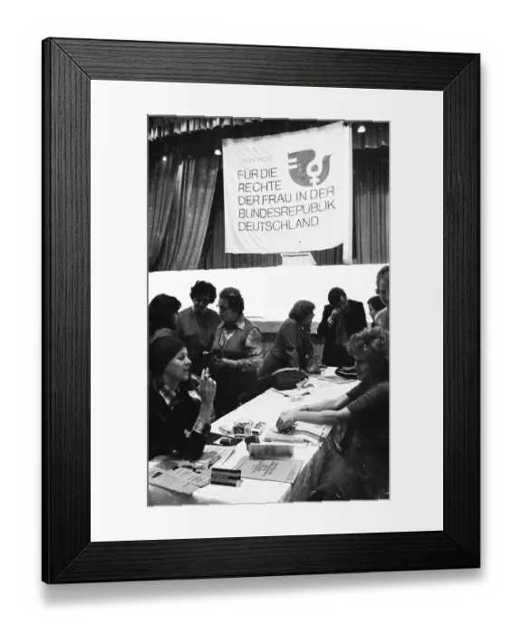 Framed Print : On the occasion of the Year of Women 1975 Framed Print : On the occasion of the Year of Women 1975