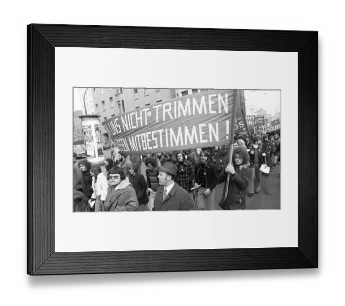 Framed Print : Called for by the German Trade Union Confederation (DGB) Framed Print : Called for by the German Trade Union Confederation (DGB)