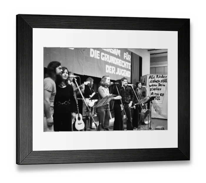 Framed Print : The left-oriented Socialist German Workers Youth (SDAJ) Framed Print : The left-oriented Socialist German Workers Youth (SDAJ)