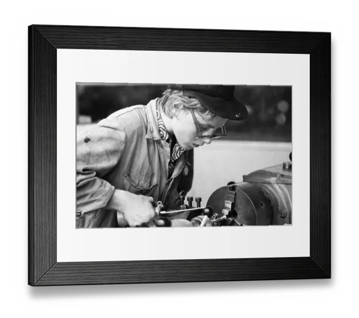 Framed Print : Apprenticeship at Opel in Bochum on 8 Framed Print : Apprenticeship at Opel in Bochum on 8