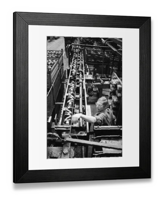 Framed Print : Production of engines, axles and other car manufacturing parts at the Opel plant in Bochum Framed Print : Production of engines, axles and other car manufacturing parts at the Opel plant in Bochum