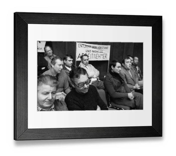 Framed Print : Out of concern for their jobs