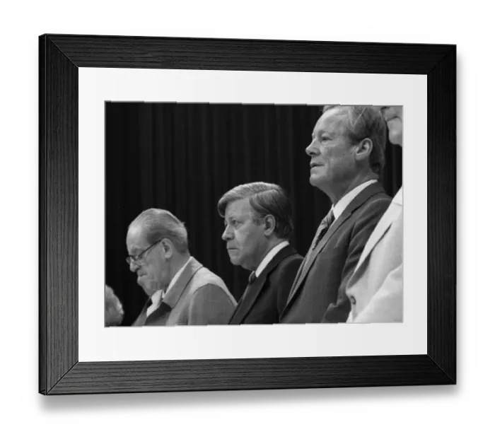 Framed Print : Election Party Congress of the SPD on 09