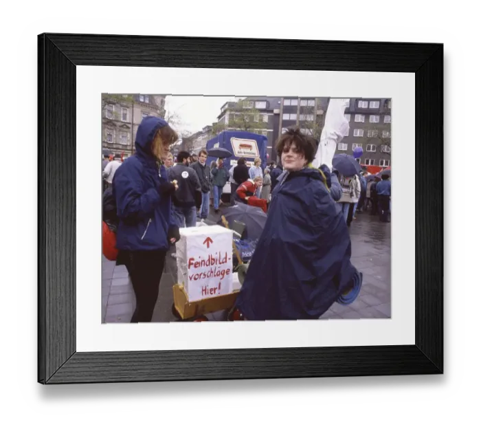Framed Print : The traditional Easter march, here the OM Ruhr on 14