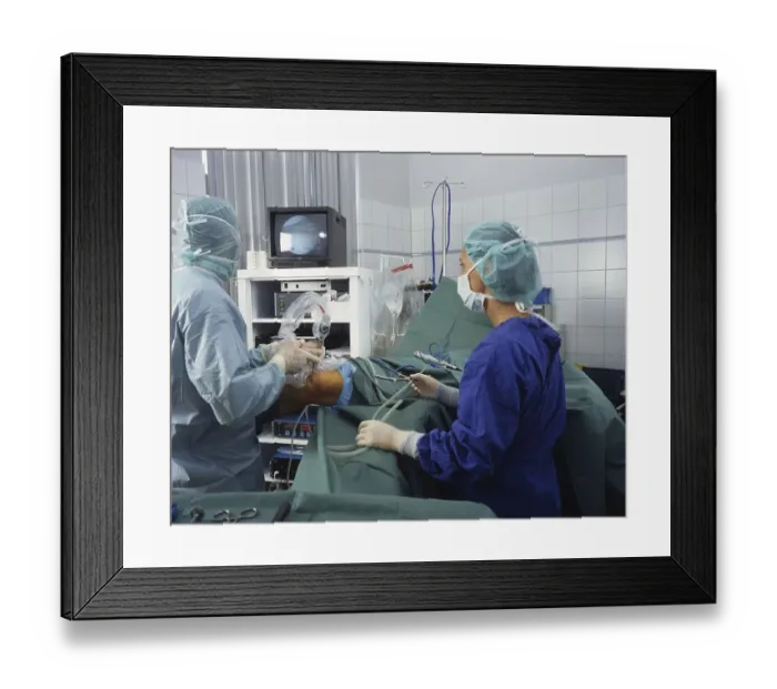 Framed Print : Various photos from the field of medicine