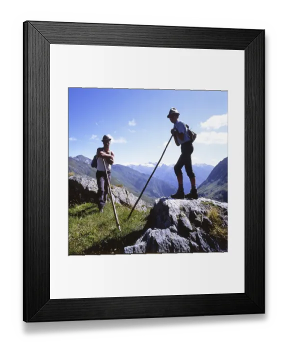 Framed Print : AUT, Austria: The versatility of the Alpine mountains inspires not only inhabitants from the flat countryside