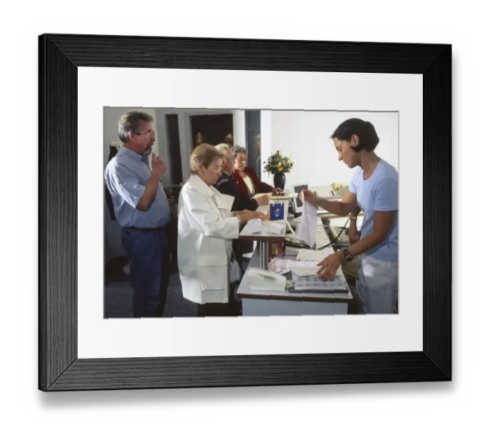Framed Print : Various photos from the field of medicine