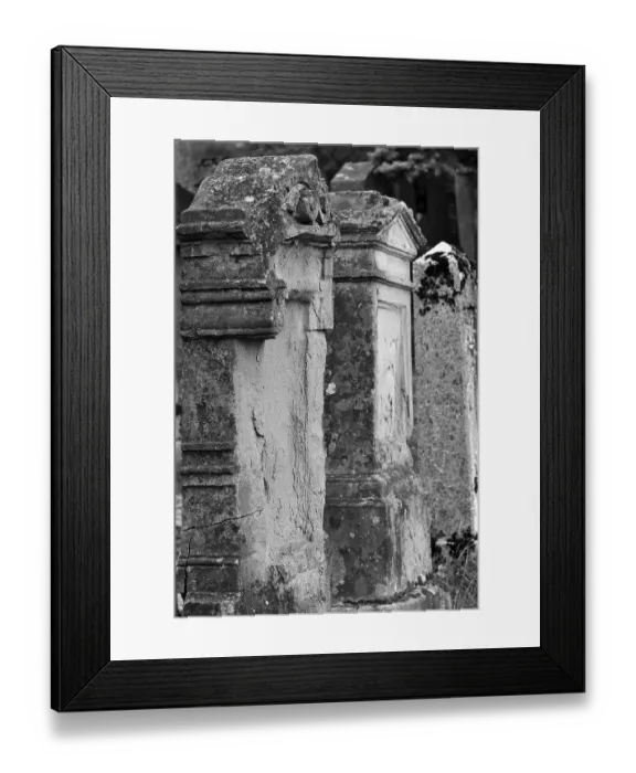 Framed Print : Weathered headstones on the third Jewish cemetery of 1897 Framed Print : Weathered headstones on the third Jewish cemetery of 1897