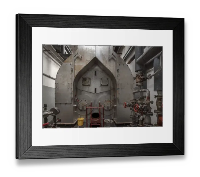 Framed Print : Former paper mill, Lost Place, Baden-Wuerttemberg