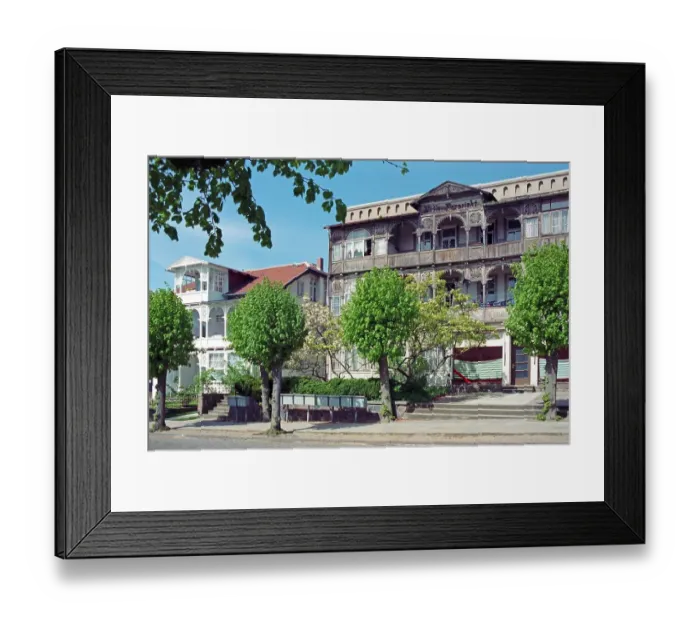 Framed Print : Spa architecture, Sellin, Ruegen Island Framed Print : Spa architecture, Sellin, Ruegen Island