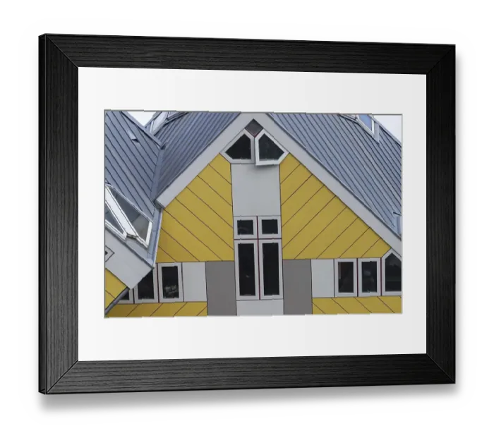 Framed Print : Cube Houses, Rotterdam, Zuid-Holland, Netherlands Framed Print : Cube Houses, Rotterdam, Zuid-Holland, Netherlands