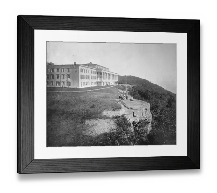 Framed Print : The Hotel, Catskill Mountain House