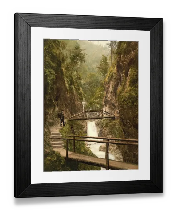 Framed Print : Berchtesgaden, with Almbachklamm