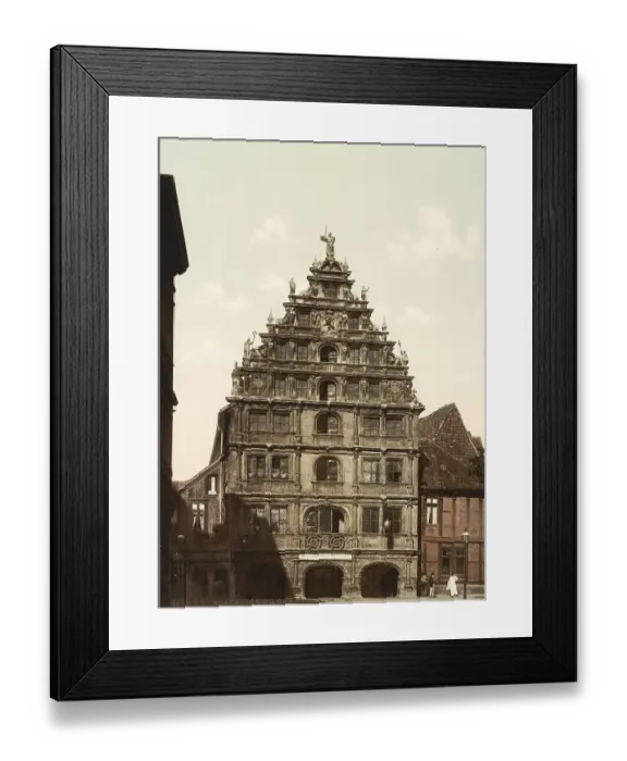 Framed Print : The Gewandhaus in Braunschweig Framed Print : The Gewandhaus in Braunschweig
