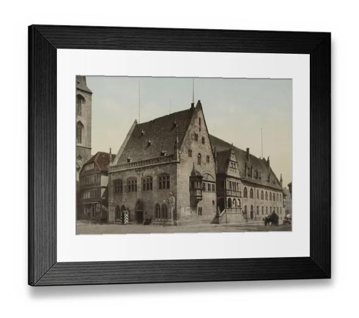 Framed Print : The Roland, Roland statue, at the market in Halberstadt Framed Print : The Roland, Roland statue, at the market in Halberstadt