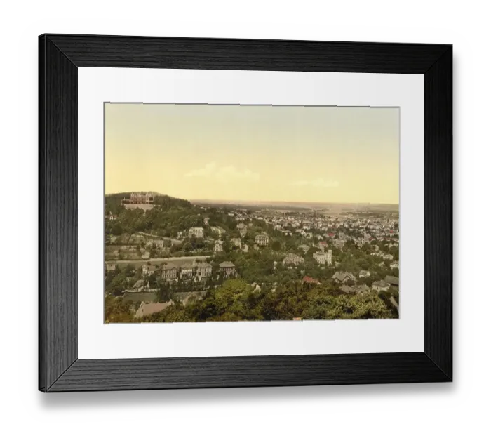 Framed Print : The Johannisberg in Bielefeld, North Rhine-Westphalia