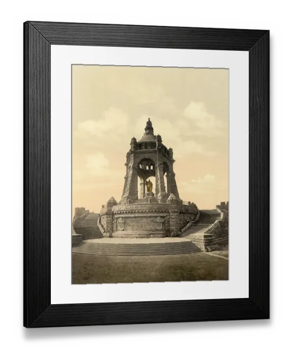 Framed Print : Kaiser Wilhelm Monument at Porta Westfalica