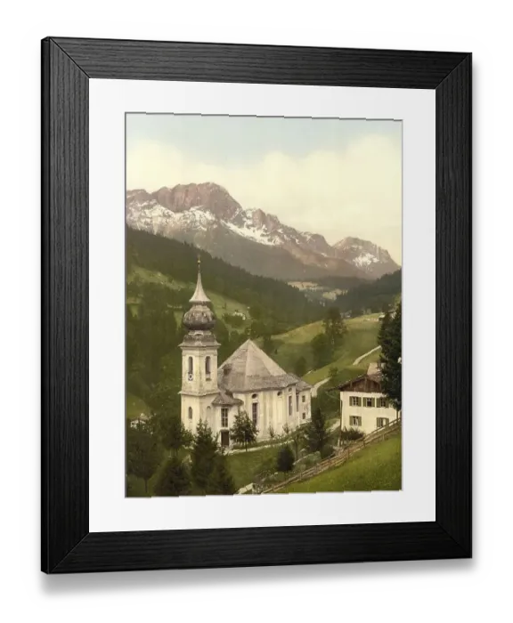 Framed Print : The Church of Maria Gern near Berchtesgaden