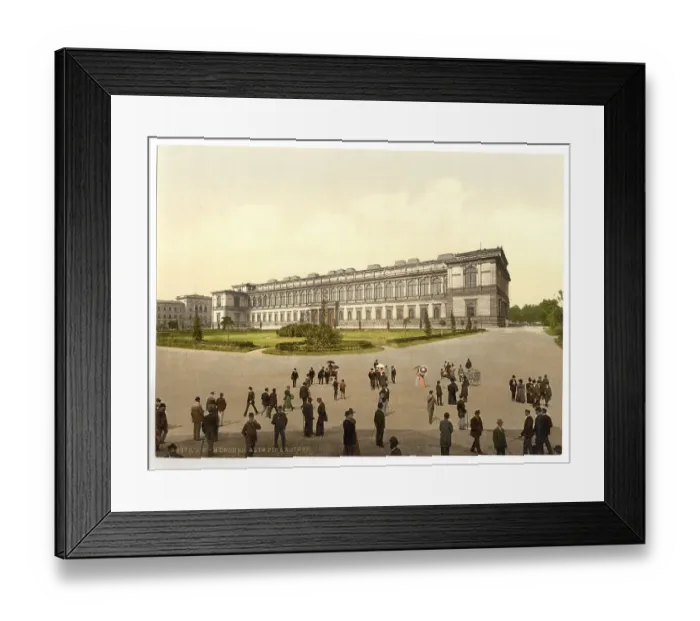 Framed Print : The Old Pinakothek in Munich, Bavaria Framed Print : The Old Pinakothek in Munich, Bavaria