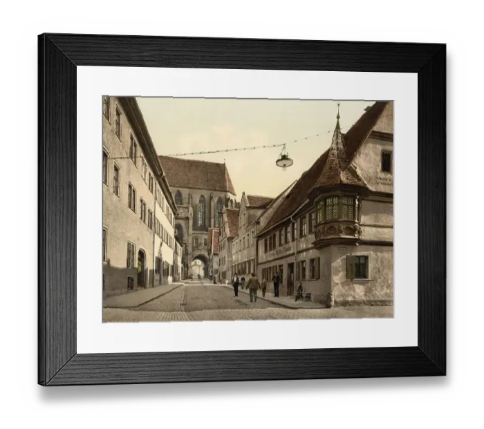 Framed Print : Rothenburg ob der Tauber, Franconia Framed Print : Rothenburg ob der Tauber, Franconia