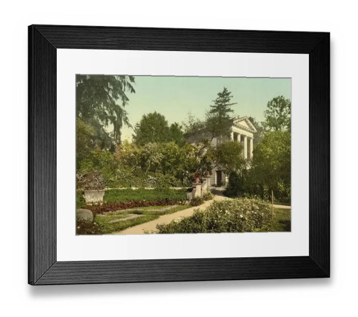 Framed Print : The Flora Temple in the Park of Woerlitz
