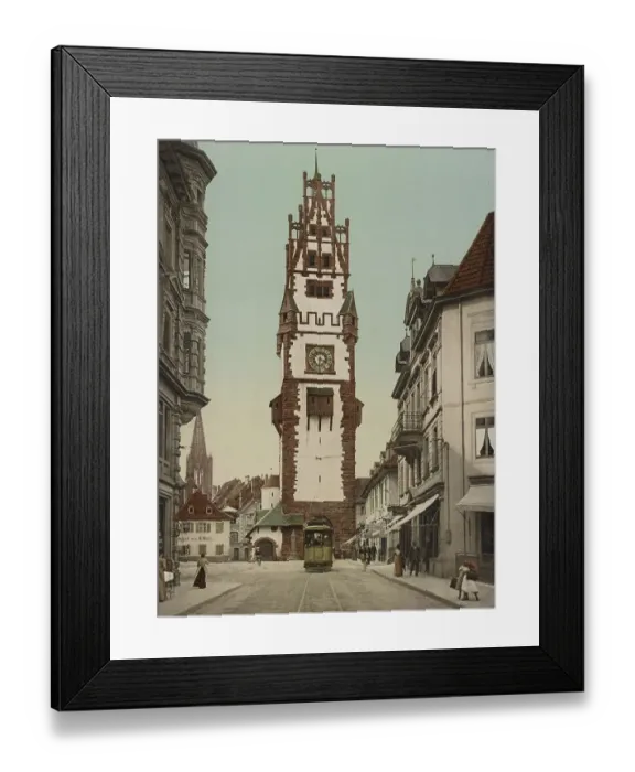 Framed Print : Freiburg im Breisgrau, the Schwabentor Framed Print : Freiburg im Breisgrau, the Schwabentor