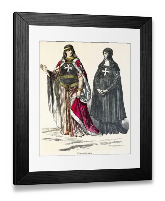 Framed Print : Munich illustrated broadsheet, costumes Framed Print : Munich illustrated broadsheet, costumes