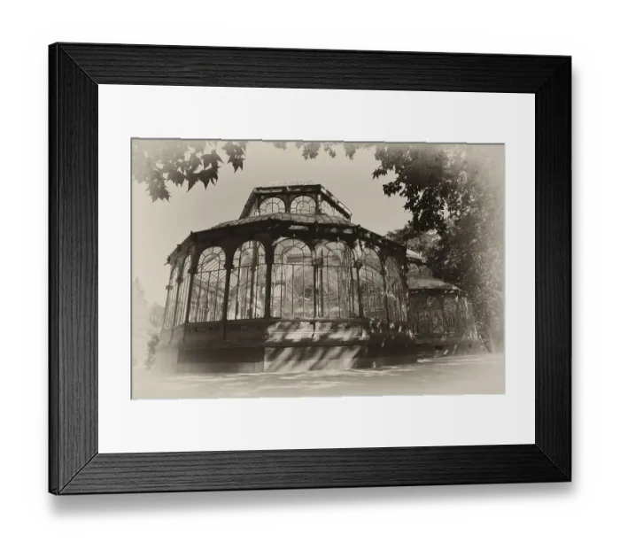 Framed Print : Glass pavilion by Ricardo Velazquez Bosco
