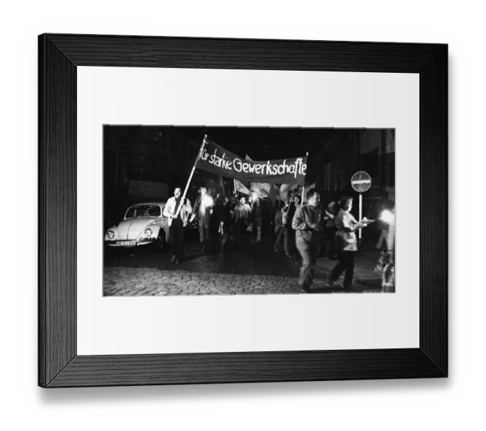 Framed Print : The congress of the DKP-affiliated Socialist German Workers Youth (SDAJ) on 11