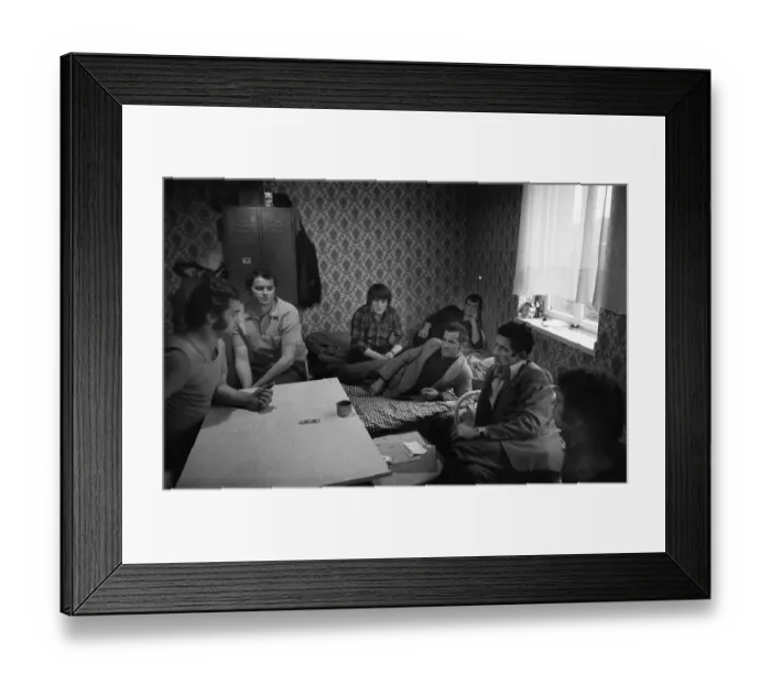 Framed Print : The rent profiteering with guest workers in the district according to a tried and tested pattern Framed Print : The rent profiteering with guest workers in the district according to a tried and tested pattern